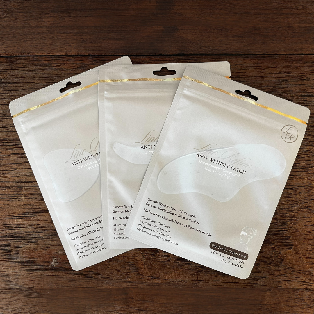 Line Refine Complete Smoothing Set – Forehead + Eyes + Under-Eye bags & Dark Circles Anti-Wrinkle Patches