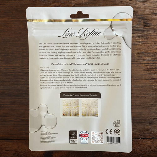 Line Refine Complete Smoothing Set – Forehead + Eyes + Under-Eye bags & Dark Circles Anti-Wrinkle Patches