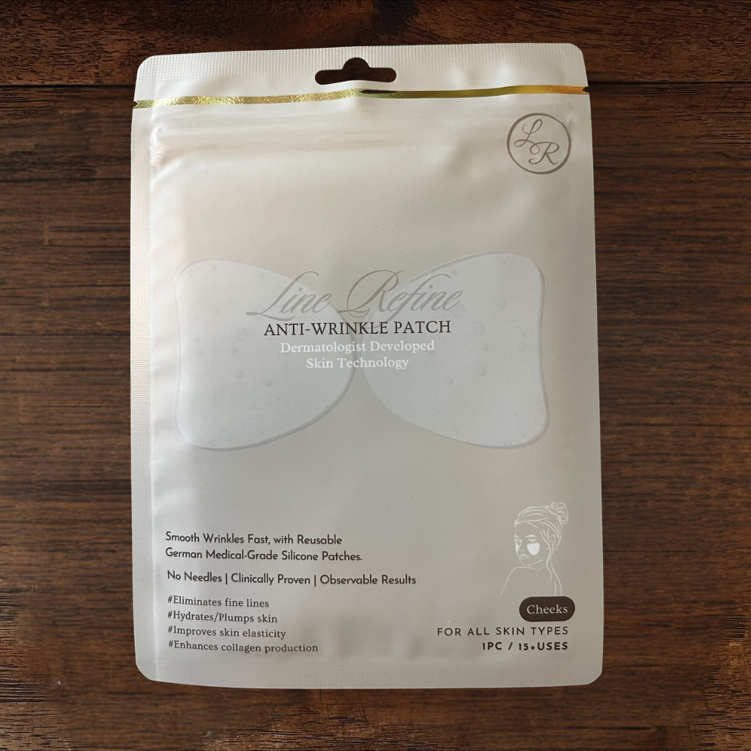 Line Refine Under-Eye Bags, Eye Puffiness & Dark Circles Smoothing Patches – Reusable Silicone Anti-Wrinkle Patches